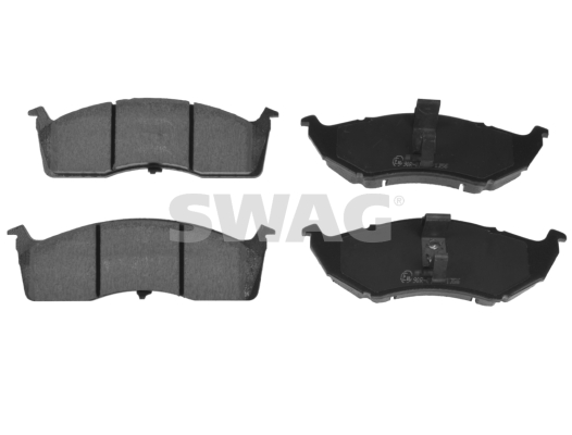 set placute frana,frana disc 33 10 0188 SWAG